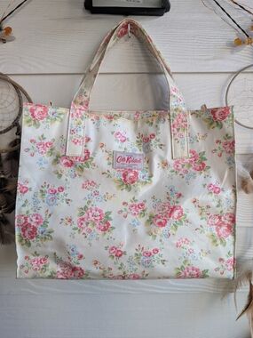 Cath Kidston Cream Floral Cottagecore Tote Bag
